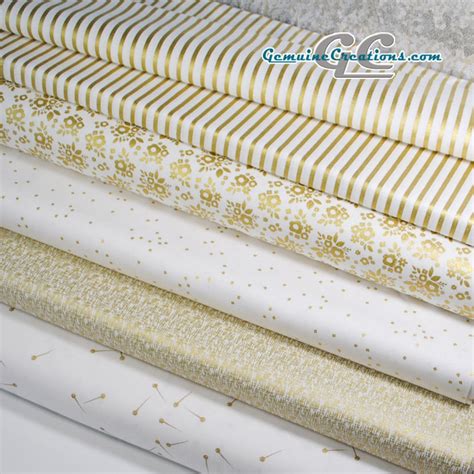 gold metallic on white fabric|metallic gold cotton quilting fabric.